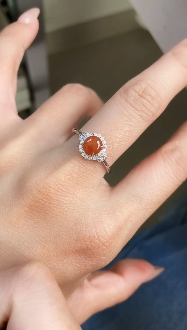 银S925镶嵌戒指翡翠12