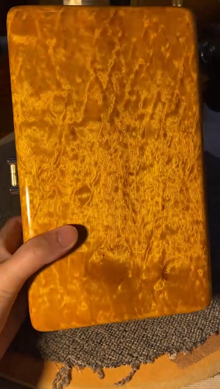 【闪购商品】金丝楠木艺金丝楠首饰盒F10