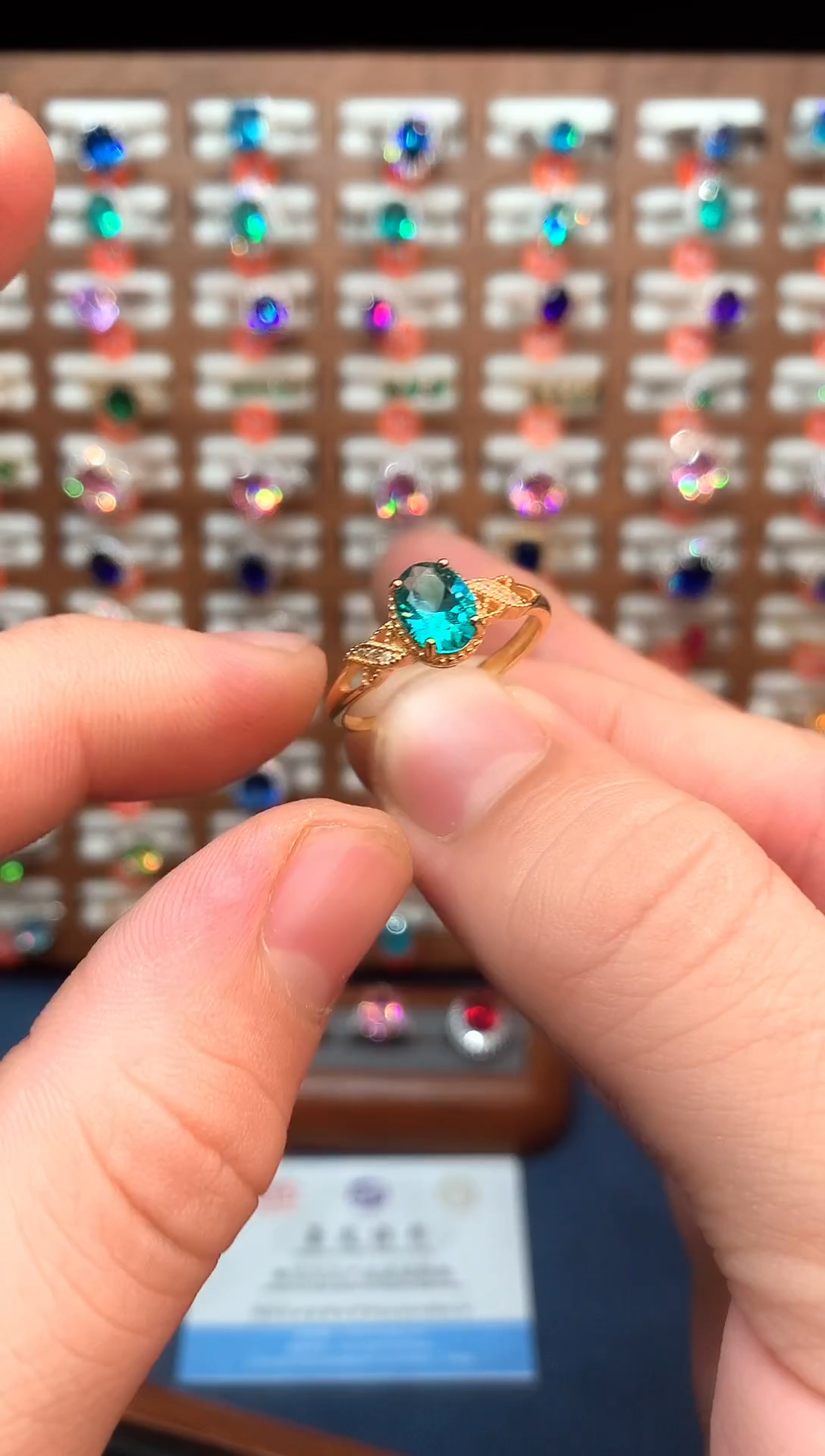 银S925镶嵌戒指帕拉依巴碧玺.....