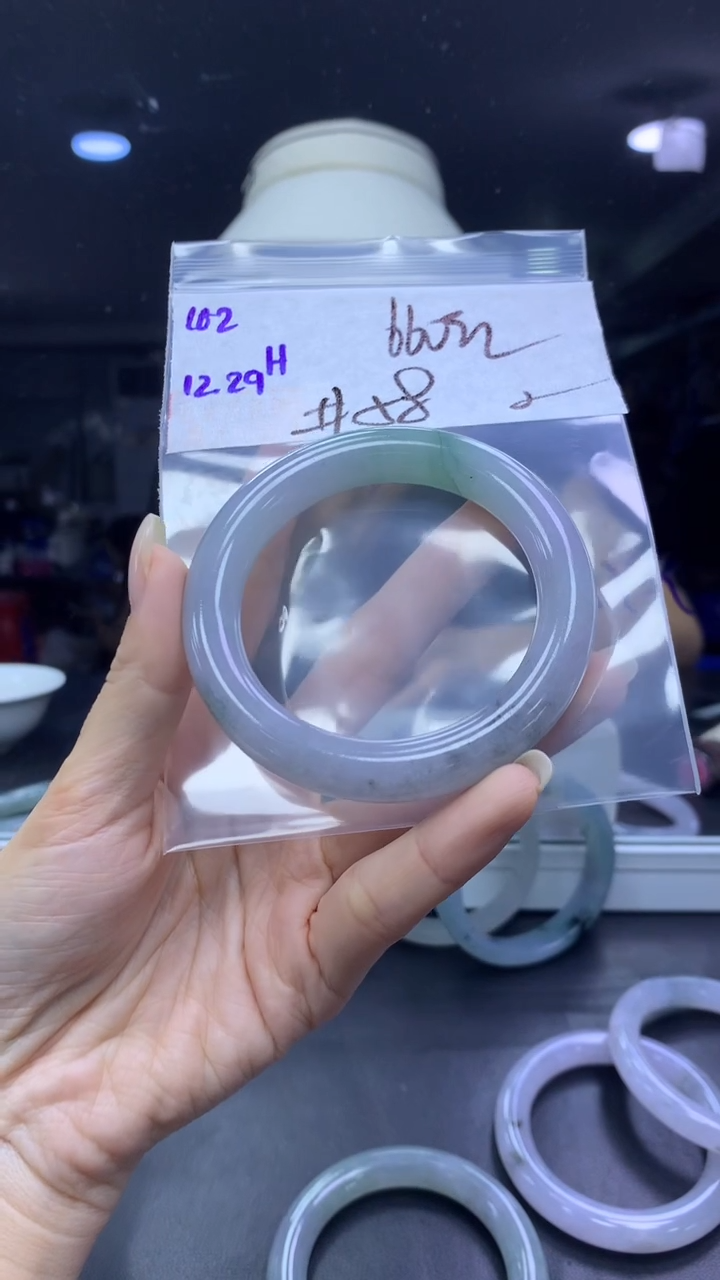 未镶嵌定制翡翠102手镯58纹+660元+拍一发一