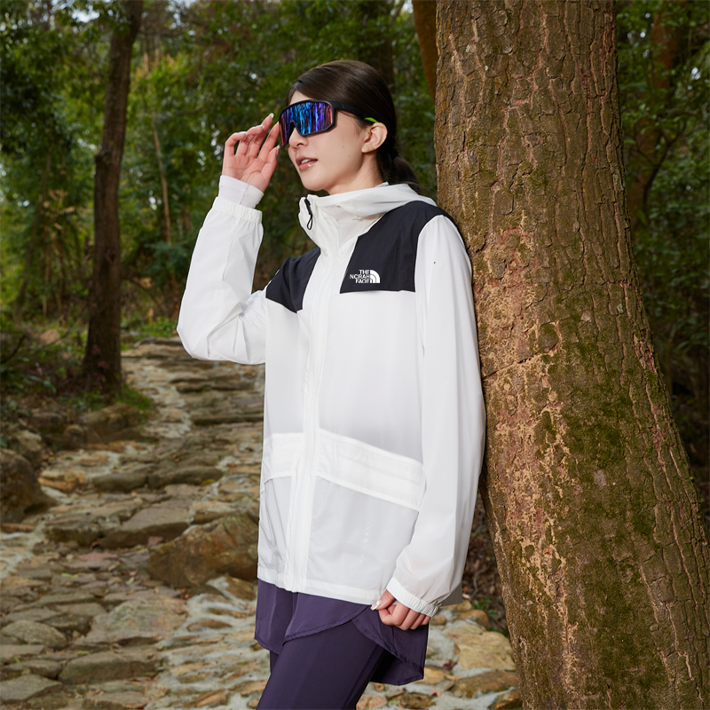 北家双拼防晒衣运动休闲皮肤衣锦纶冰感清凉透气款男女情侣款