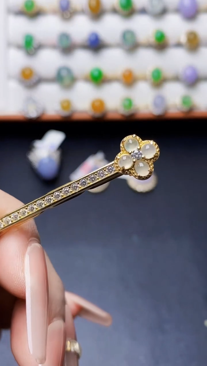 银S925镶嵌戒指翡翠1465