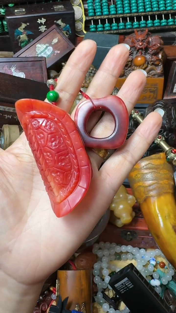 鹿骨把件主播推荐：一物一拍，讲解为准！