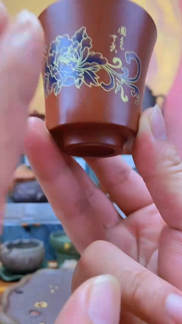 茶杯紫砂宜兴原矿紫砂