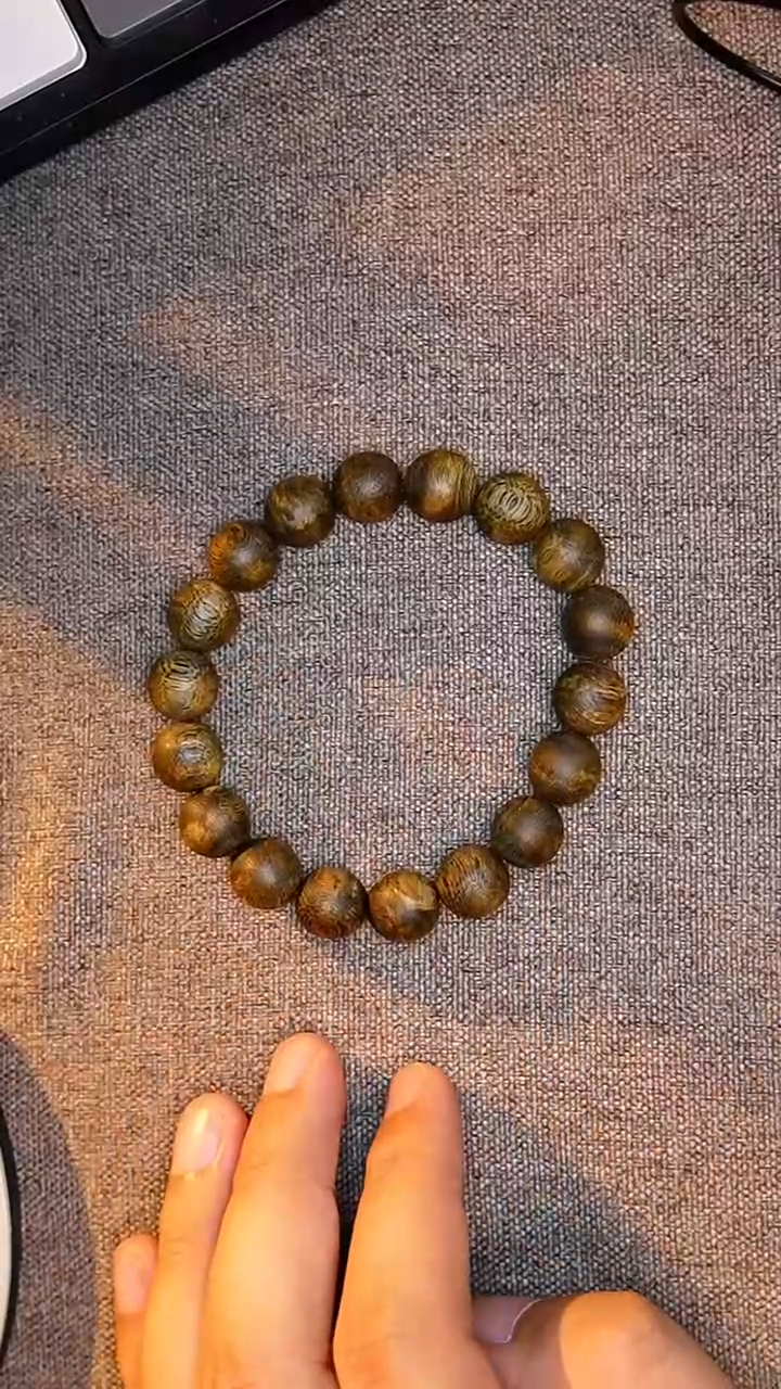 沉香手串蒲*英奇楠高货12mm14克＋