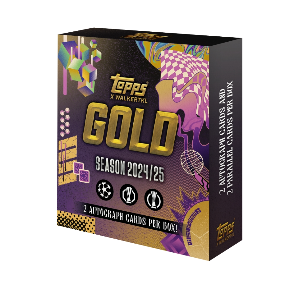 【拆盒】24-25 Topps Gold足球 球星卡 盲盒