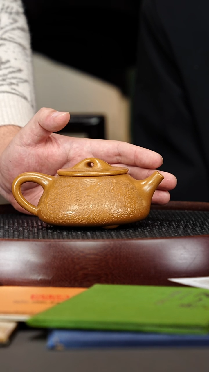 茶壶紫砂58GHR景舟石瓢 宕口黄金段300cc
