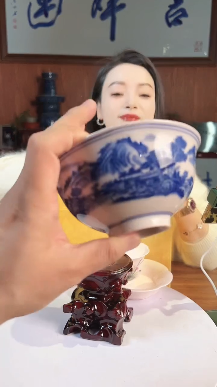 摆件陶景德镇陶瓷青花摆件5