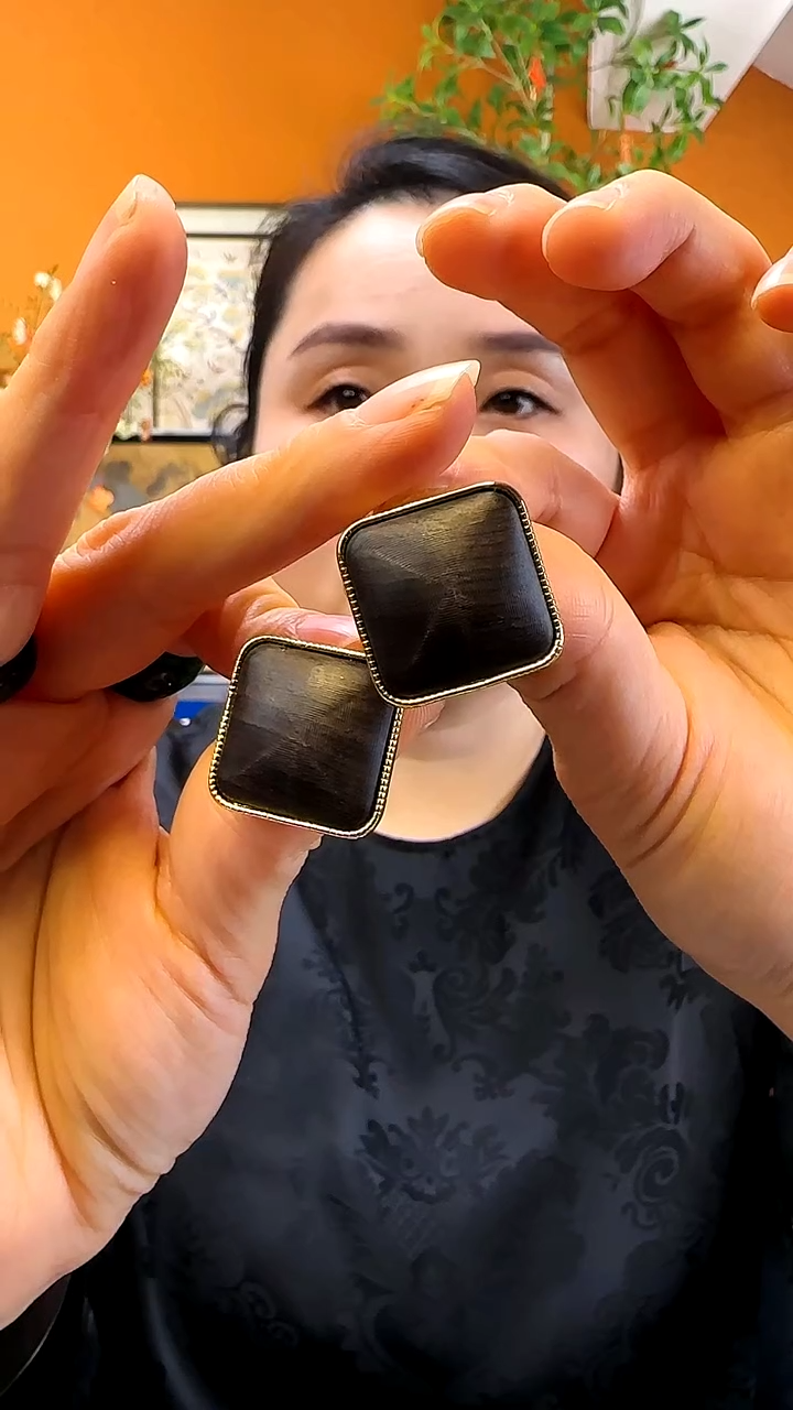 纯铜925银无耳钉