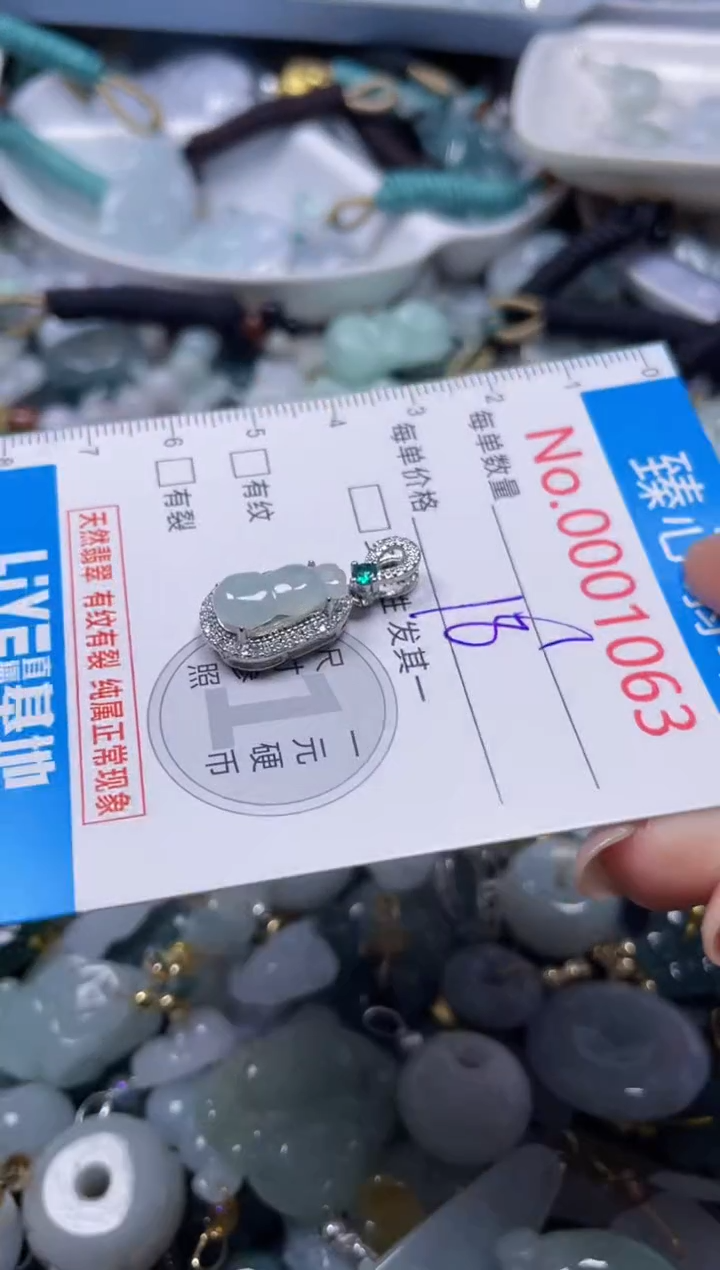 颈饰未镶嵌翡翠1063