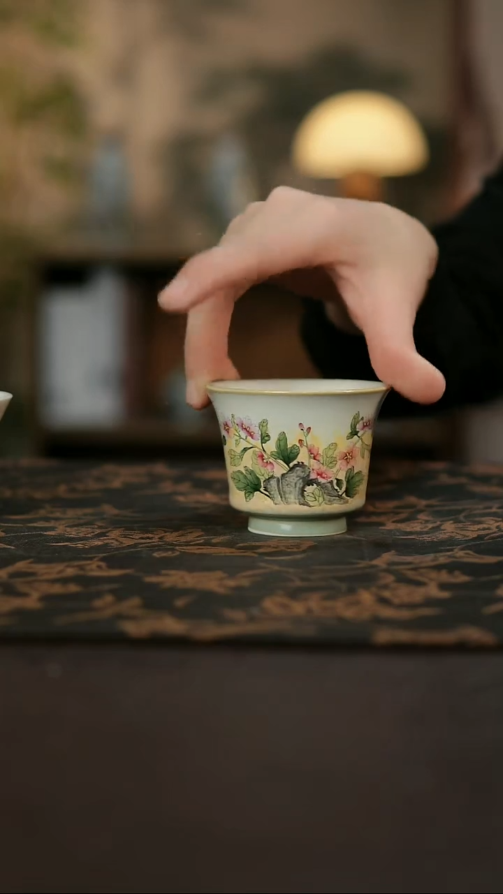 景德镇陶瓷杯碗柴烧多人