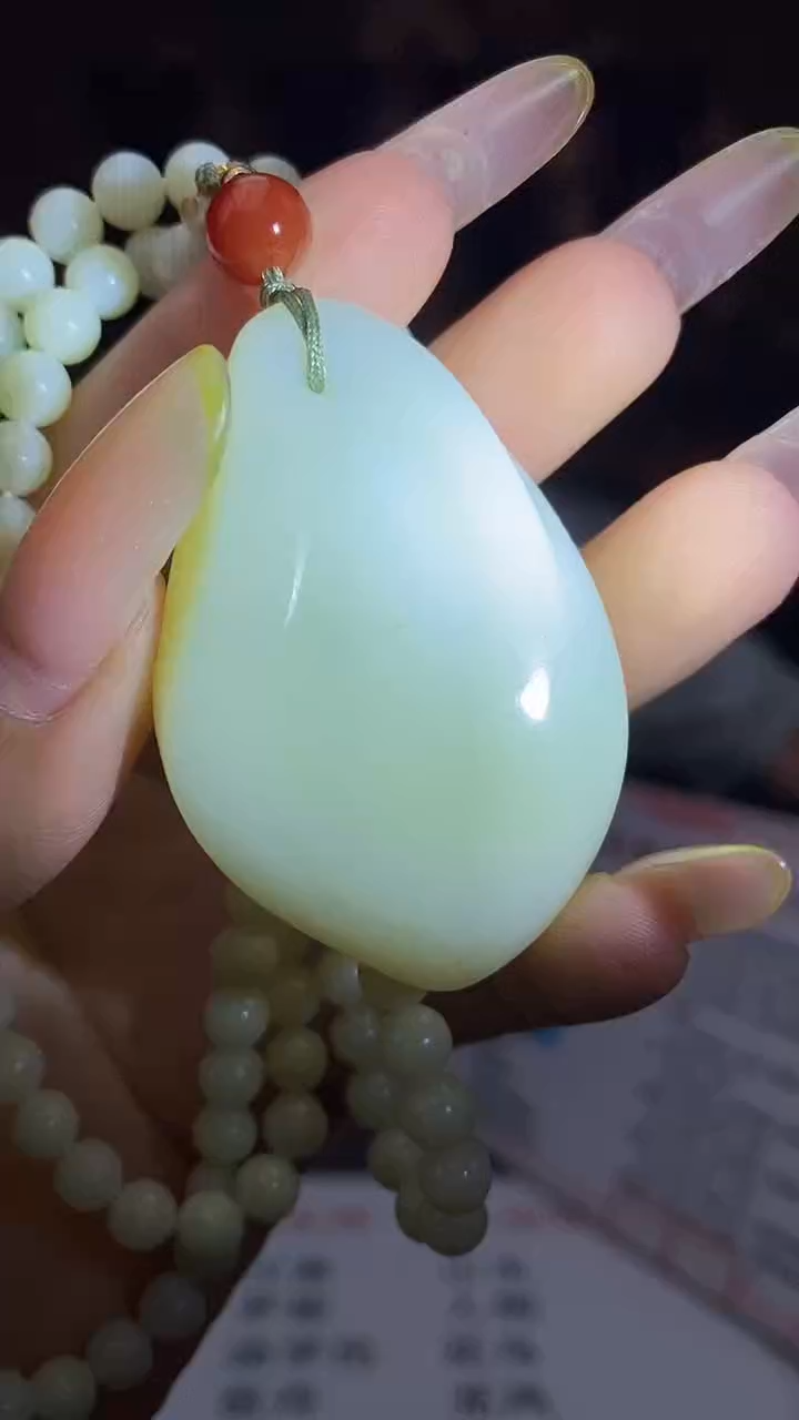 和田玉未镶嵌颈饰C303