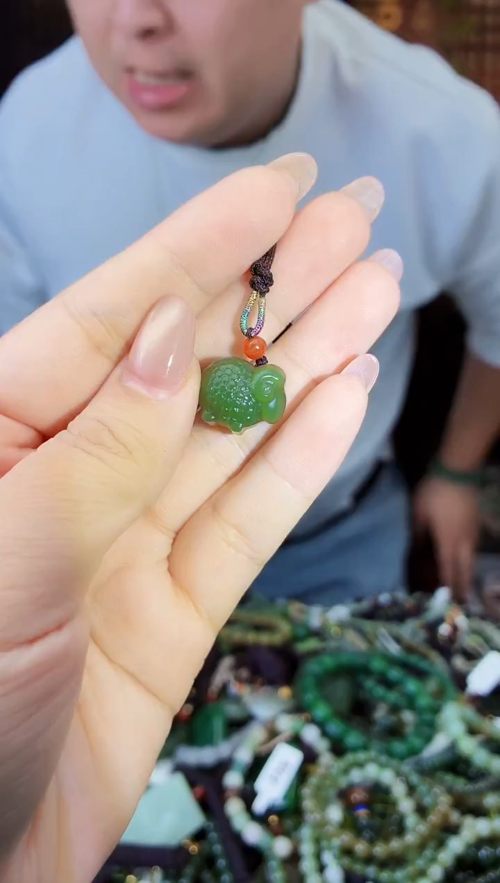 颈饰未镶嵌和田玉拍一发一多样性发货