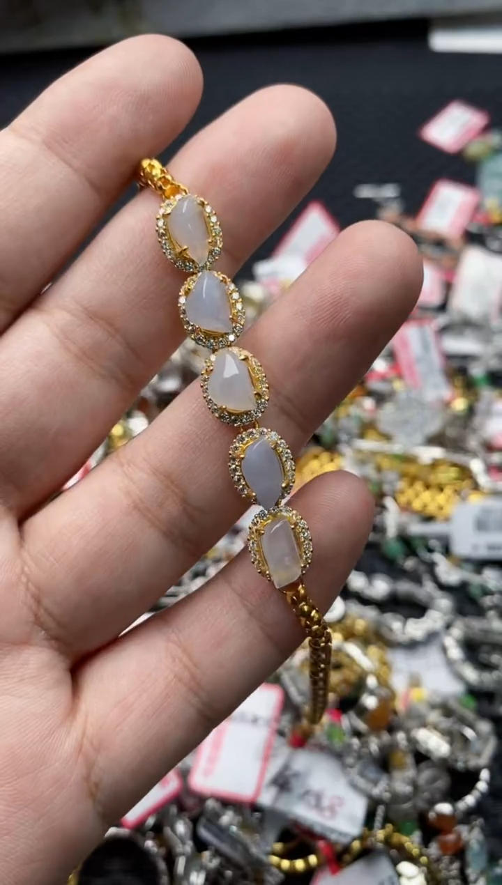 【闪购商品】翡翠戒指银S925镶嵌66666---1