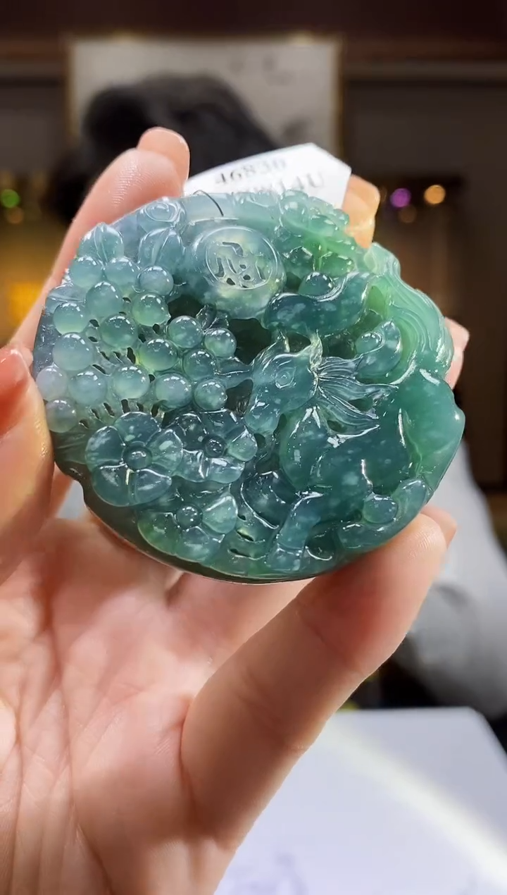 定制翡翠未镶嵌09/0723/W/发其一件/马