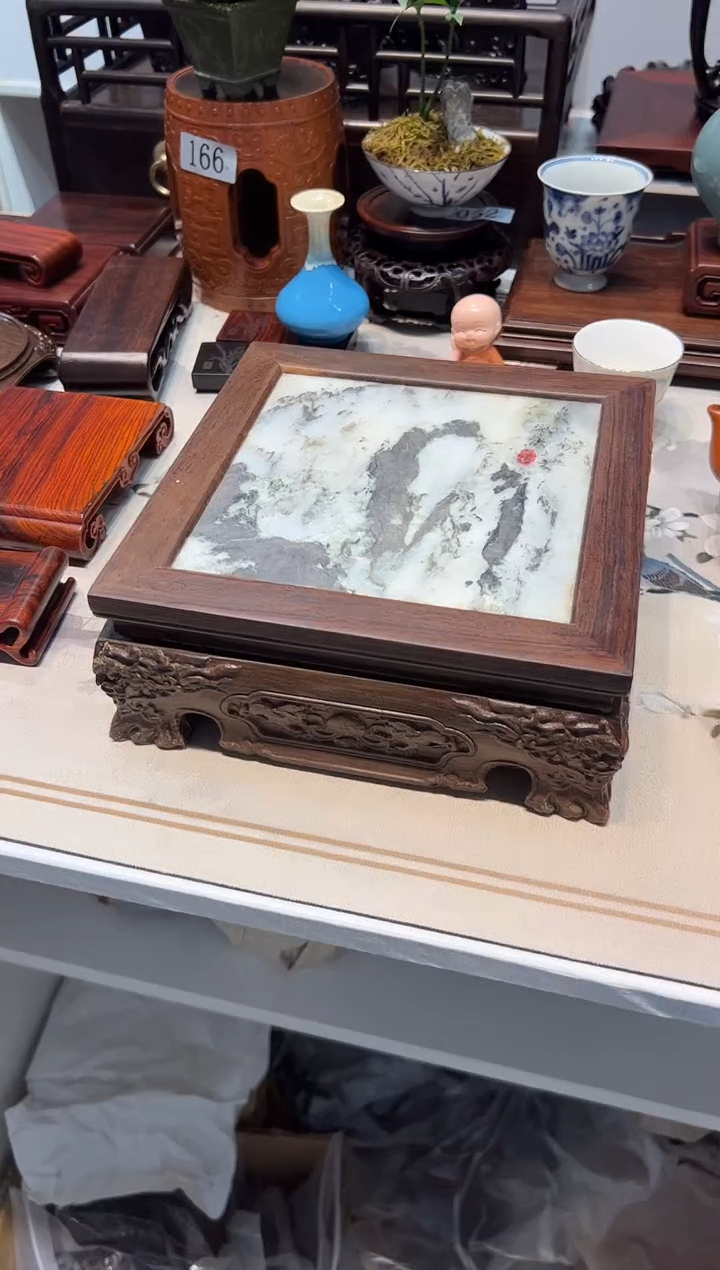 一**民非洲黑檀工艺品底座