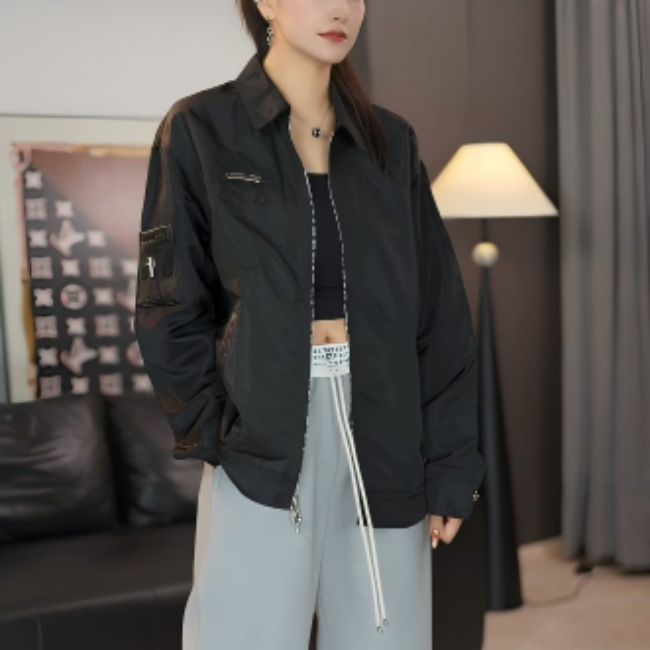【大美专属】克家拉链时尚衬衫外套 HSW253006