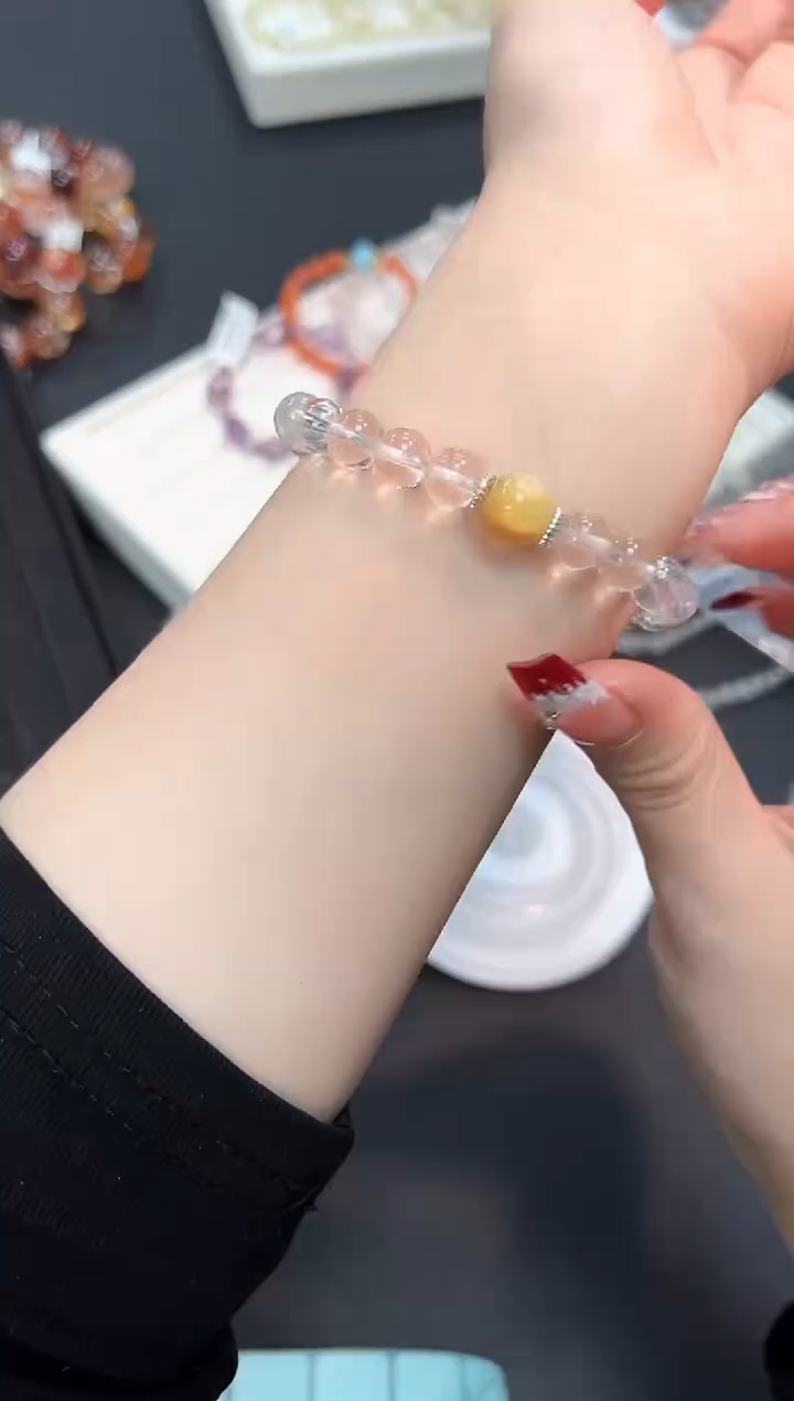 【闪购商品】水晶手串未镶嵌92Y多样性发一/1条默认微瑕