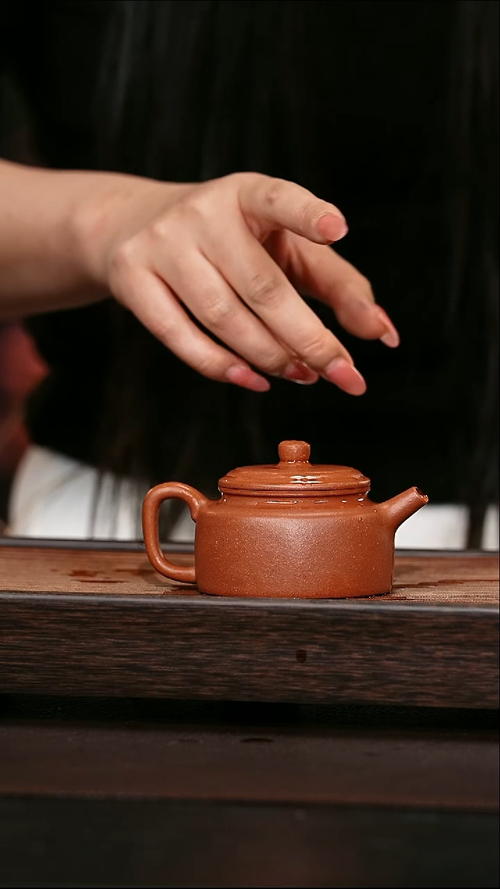 茶壶紫砂原矿紫砂壶  德中  120cc