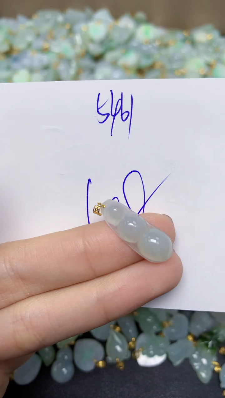 【闪购商品】翡翠颈饰18K金镶嵌 天然翡翠A货