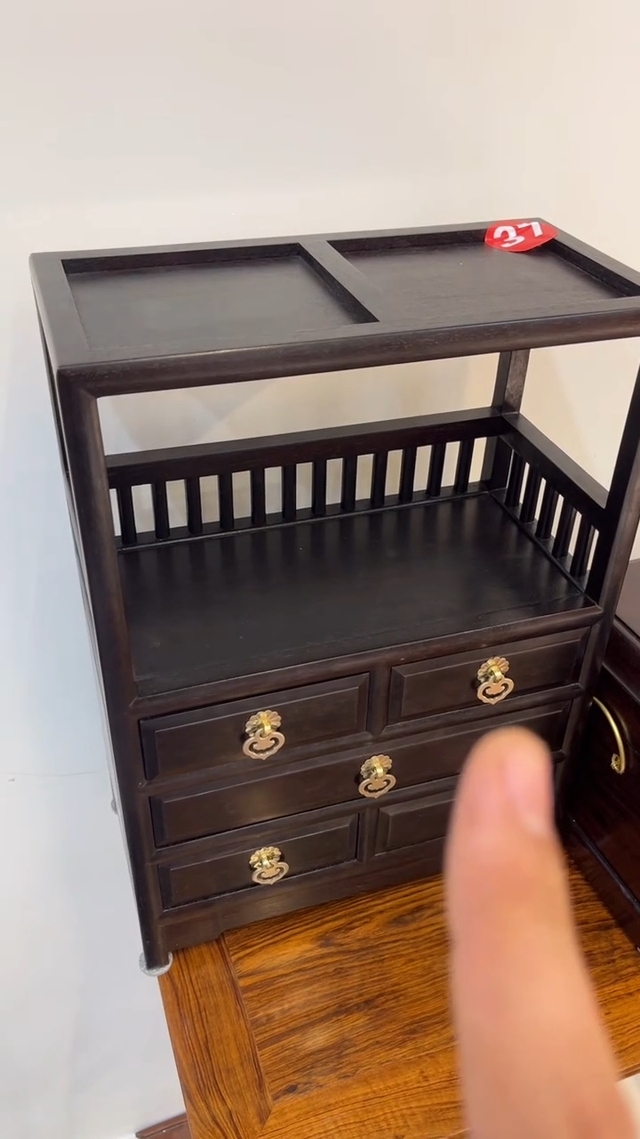 【闪购商品】木紫檀茶水架收纳架