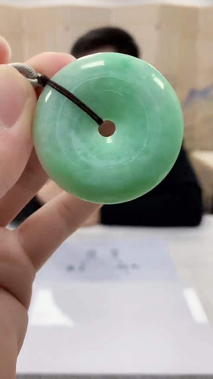 【闪购商品】定制翡翠未镶嵌5152bb-毛货挂件30