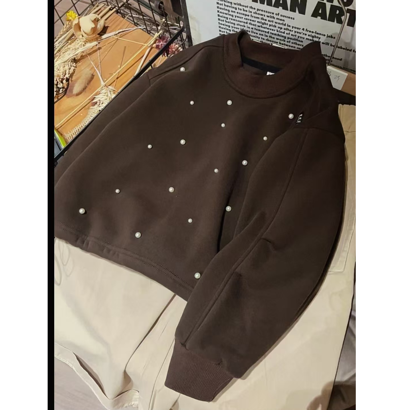 509120 韩版男童女童新款秋款加绒时尚儿童洋气百搭休闲卫衣