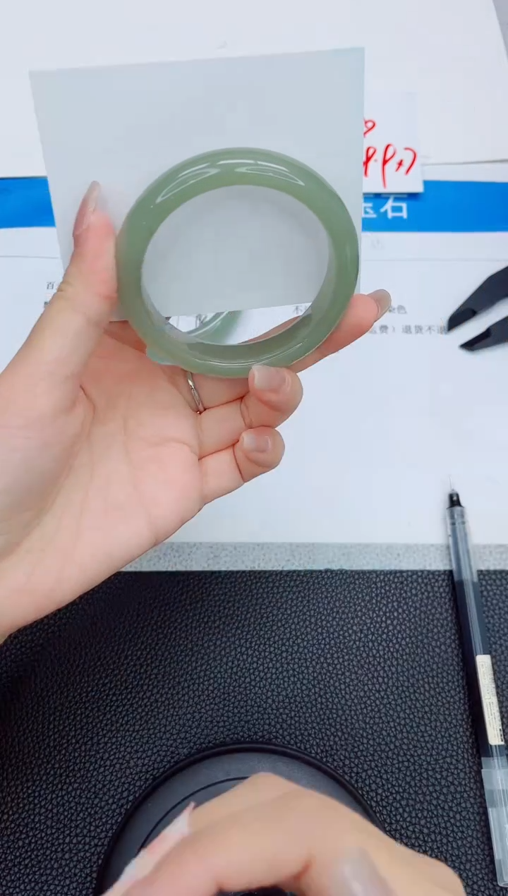 石英质玉手镯未镶嵌a36-54.5