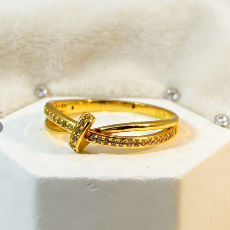 【婷婷专享】足金999 扭扭戒指 6D工艺 双旦年终大促