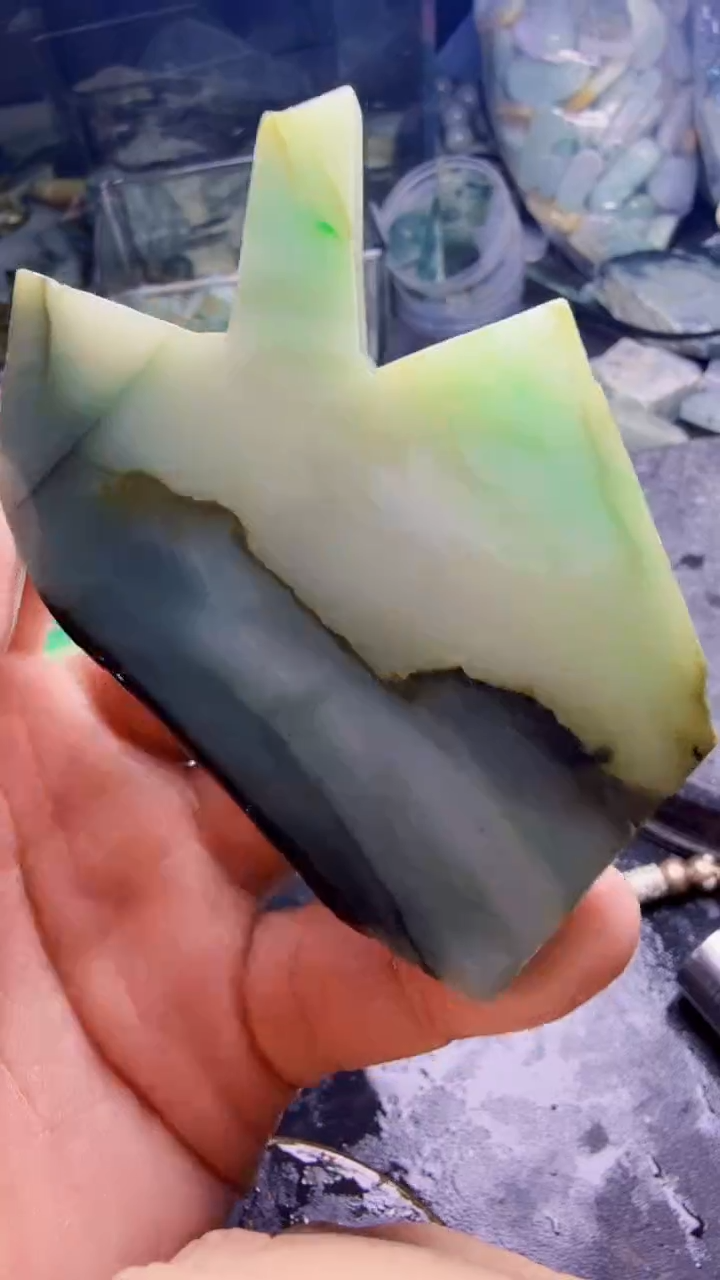 未镶嵌挂件翡翠天然翡翠065