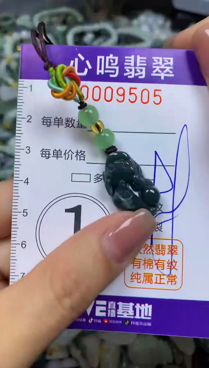 翡翠未镶嵌颈饰闪购009504