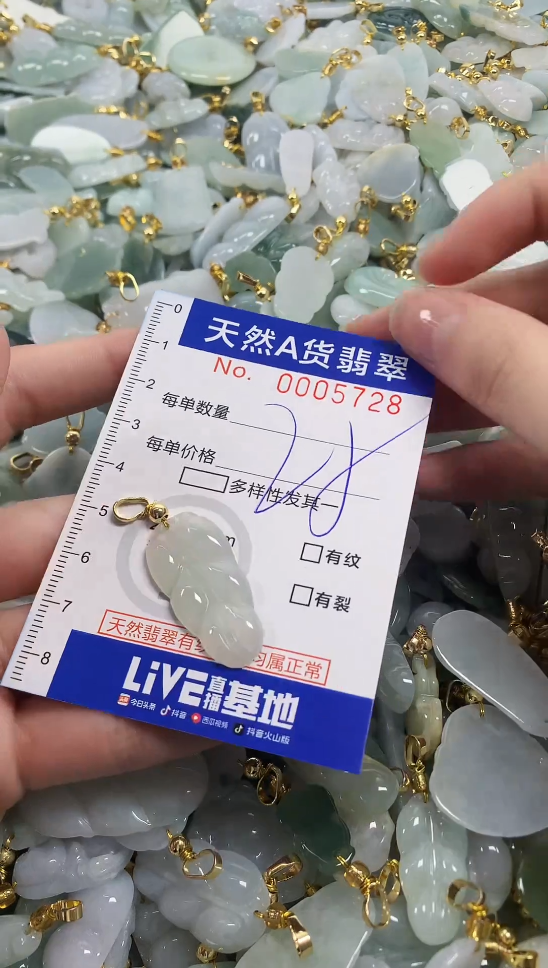 颈饰未镶嵌翡翠天然a货翡翠