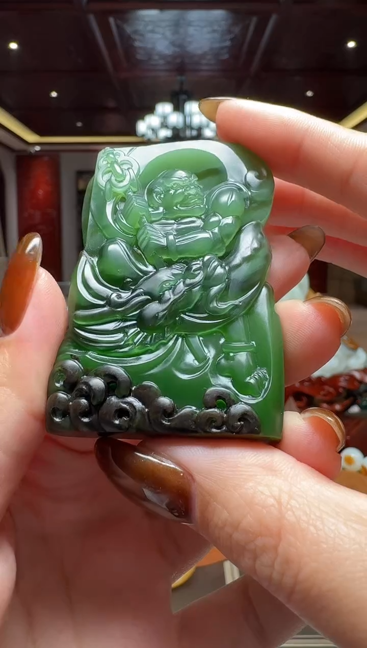 未镶嵌和田玉挂件by