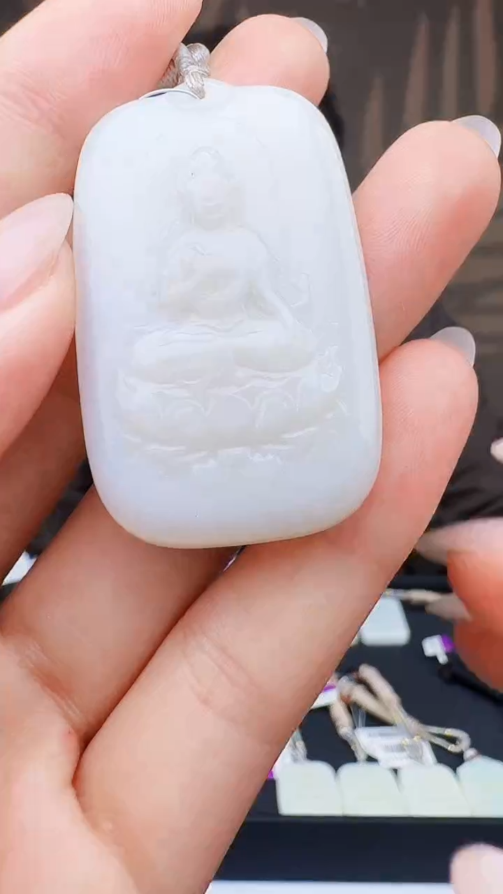 颈饰未镶嵌和田玉天然和田玉（拍一发一）