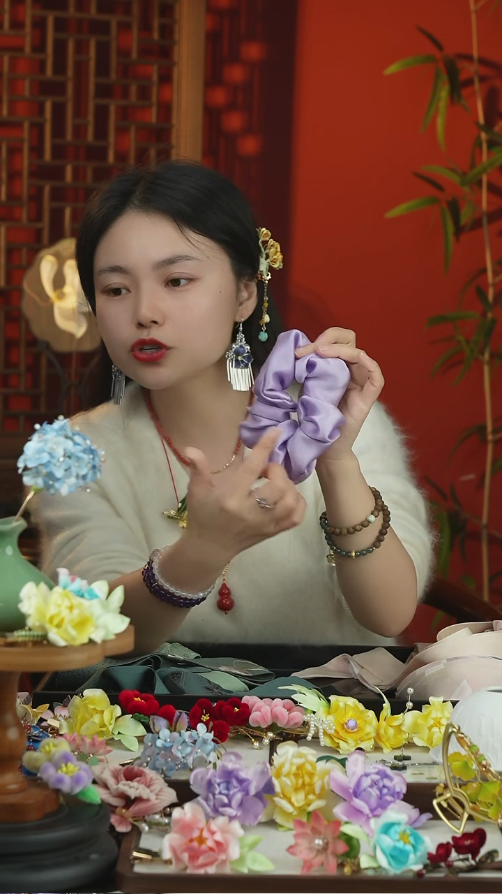 刺绣闪购纯手工非遗国风饰品