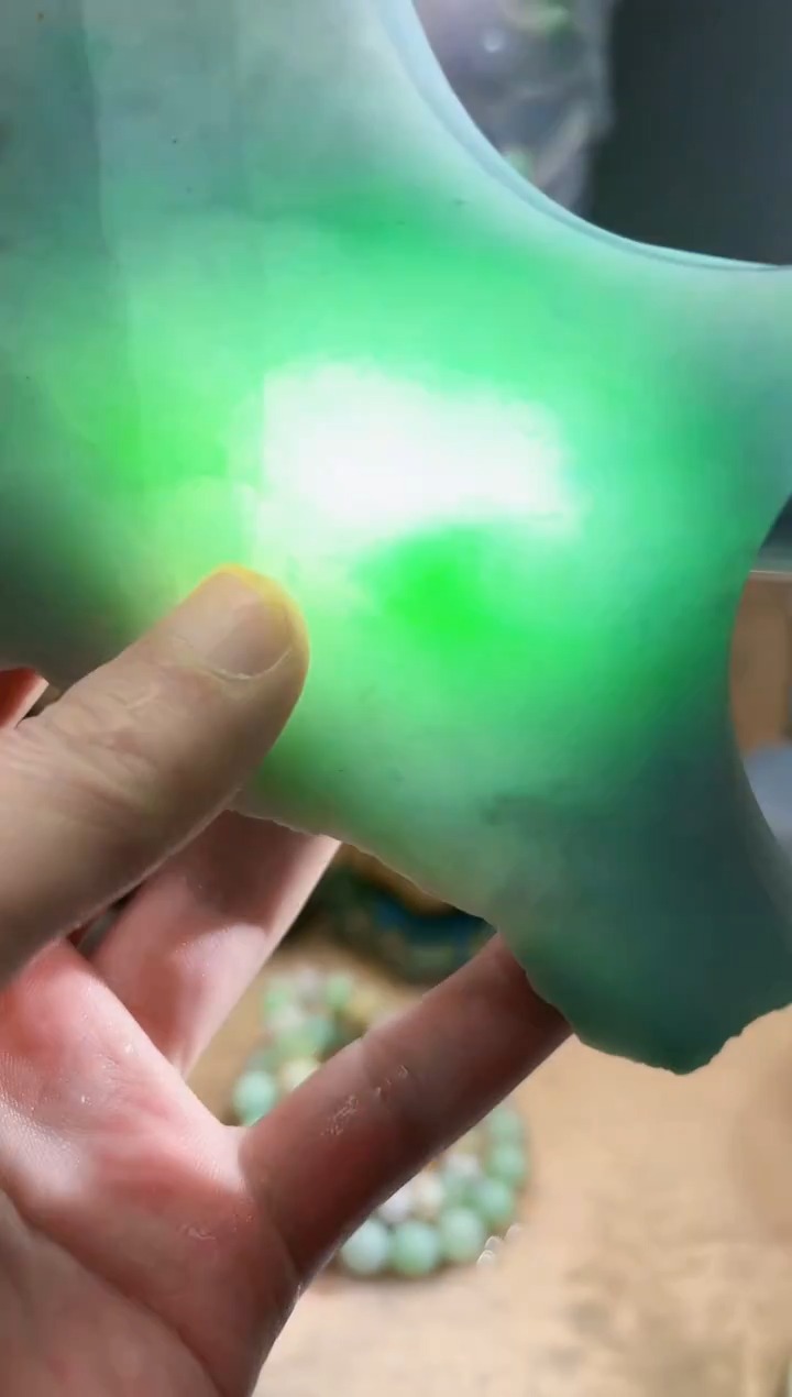 未镶嵌挂件翡翠A货张麦9459