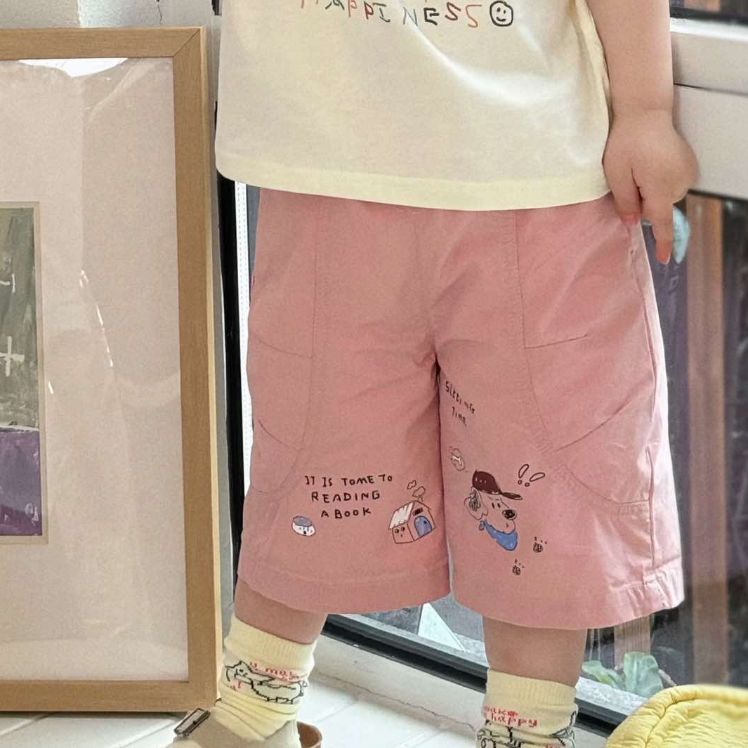 【papo9027】2025年夏款时尚百搭儿童中裤