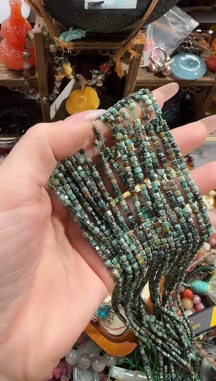 未镶嵌石英质玉珠宝半成品一单2条