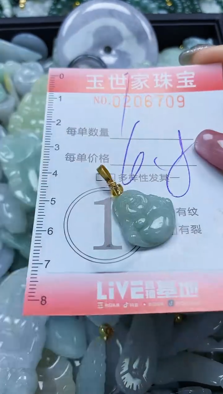 【闪购商品】翡翠颈饰未镶嵌闪购0206709