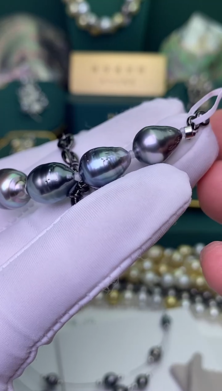 【闪购商品】海水珍珠手链银S925镶嵌1