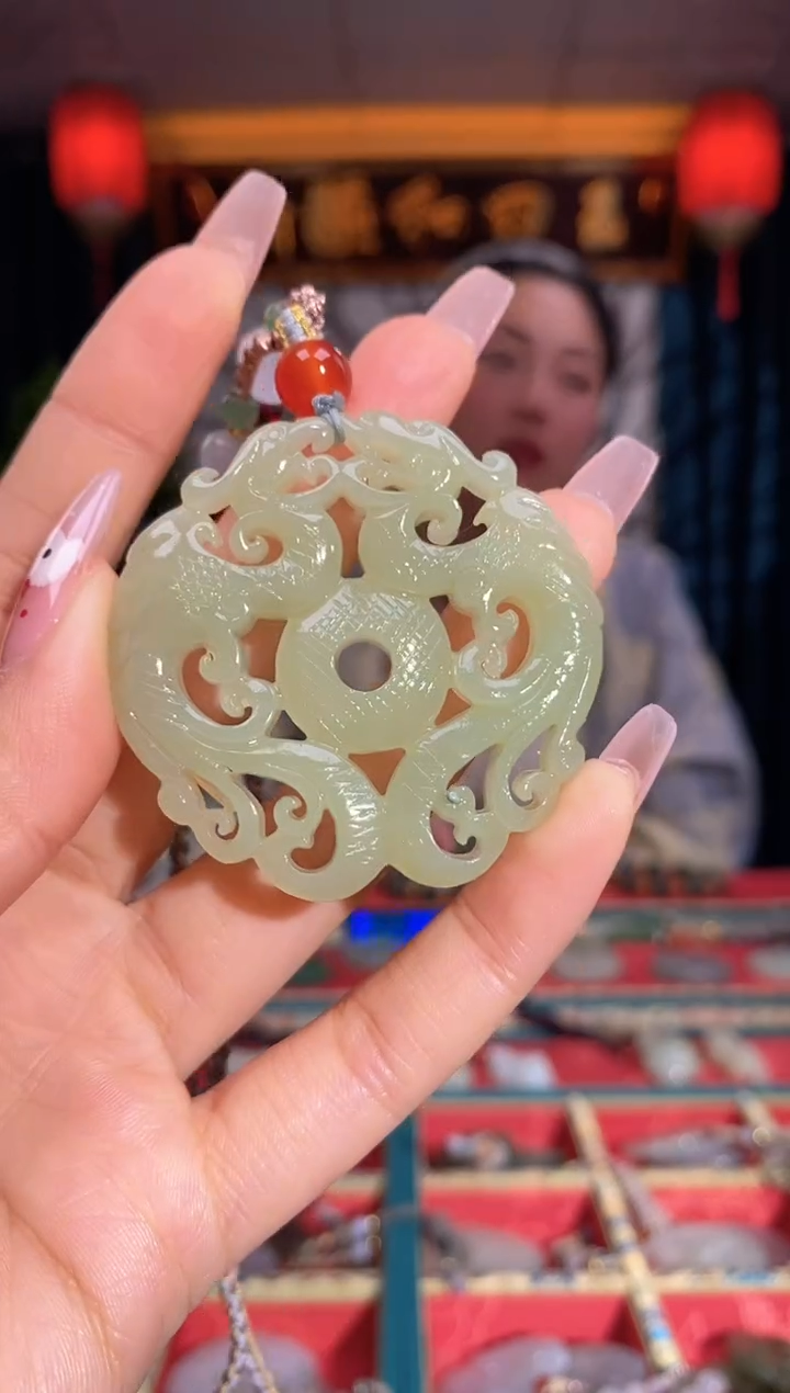 【闪购商品】和田玉颈饰未镶嵌龙凤