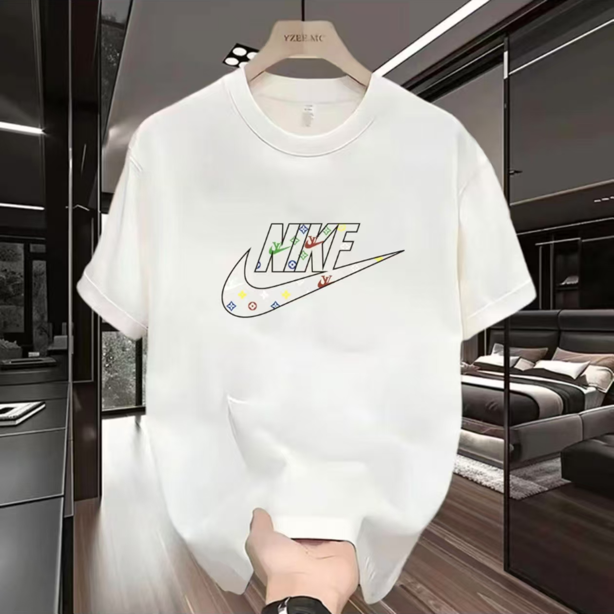 【一折粉丝福利】夏季男女同款百搭时尚潮牌短袖T恤