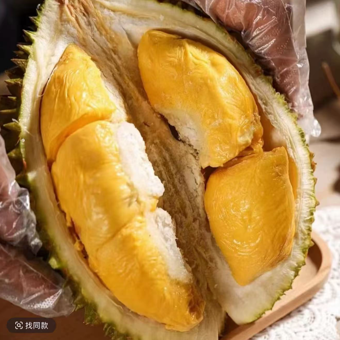 新鲜尝鲜果核小马来西亚树熟猫山王D197-整果榴莲一果一重猫山王马来西亚