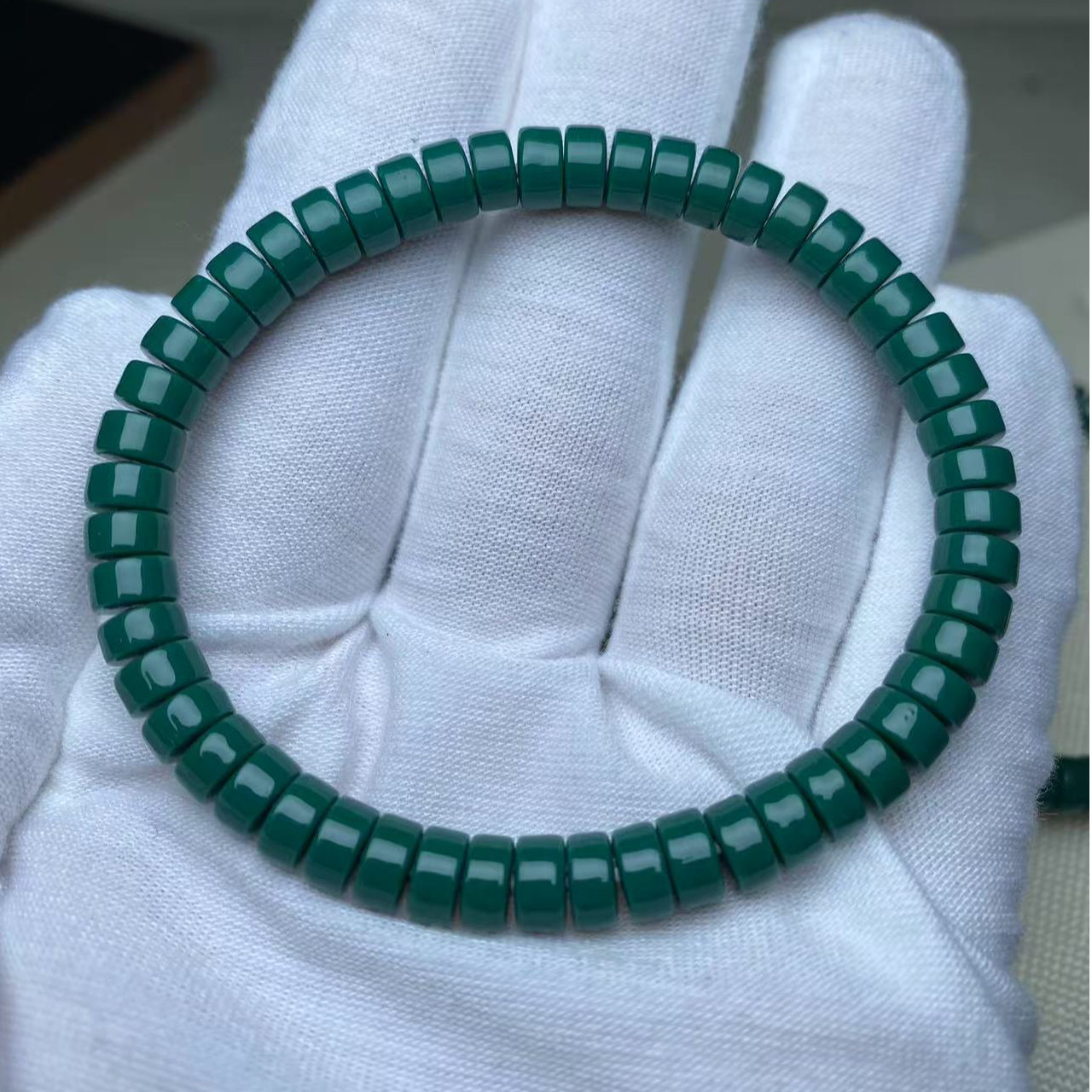 精工隔片串手工打磨抛光文玩饰品单圈隔珠精美