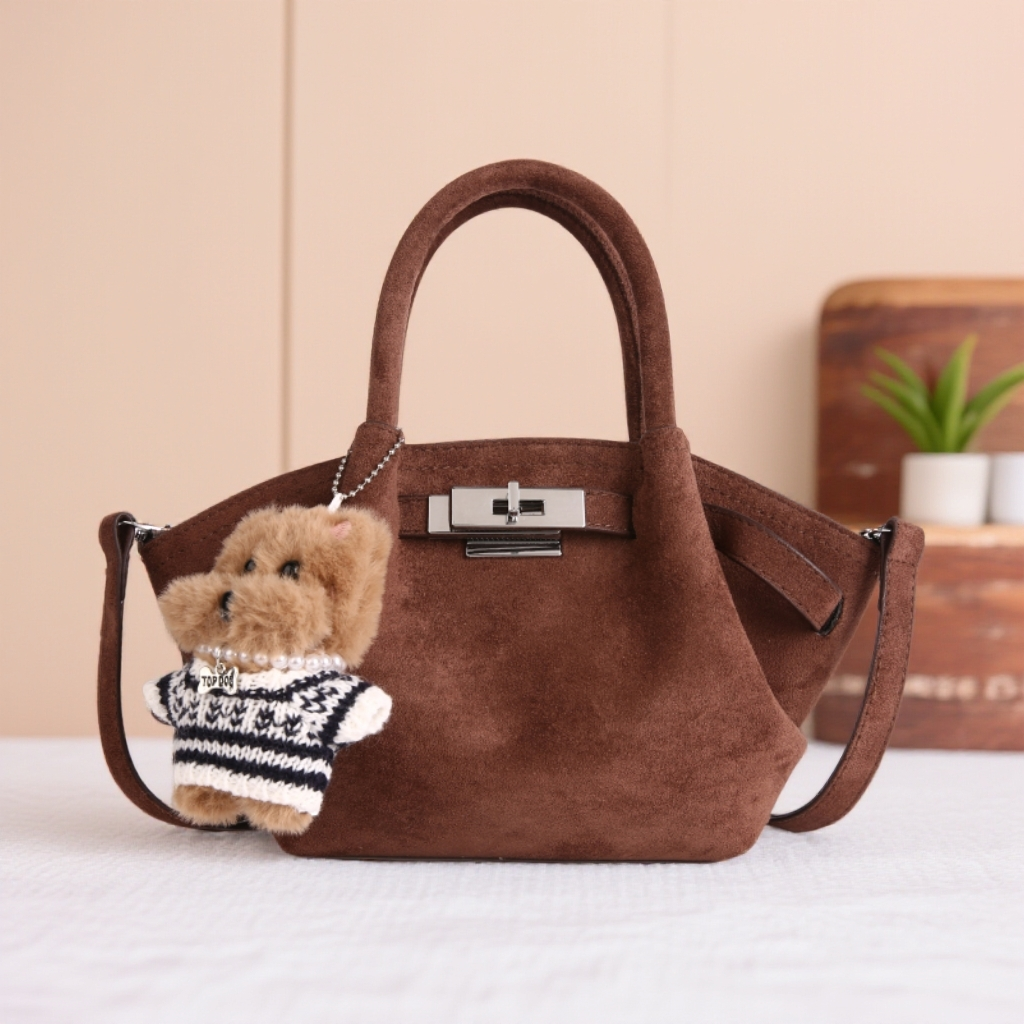 女士贝壳包2025新款小众百搭气质手提斜挎包复古时尚简约小包包