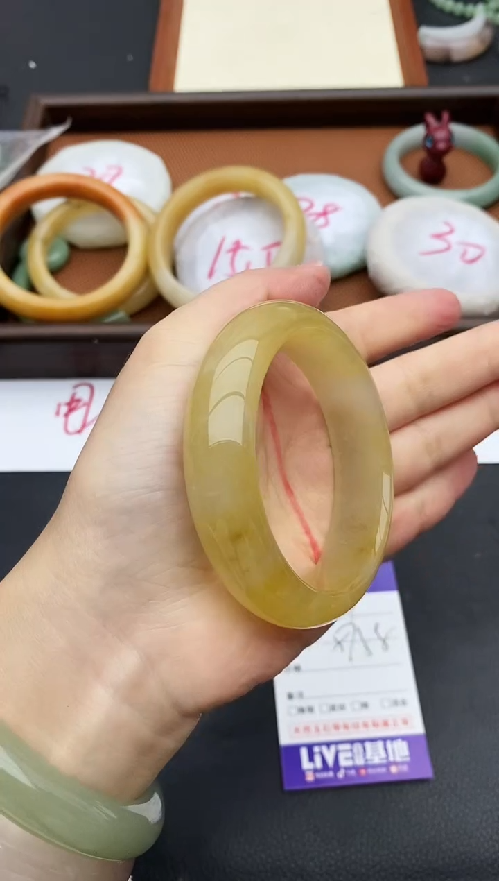 未镶嵌手镯石英质玉229+57/58