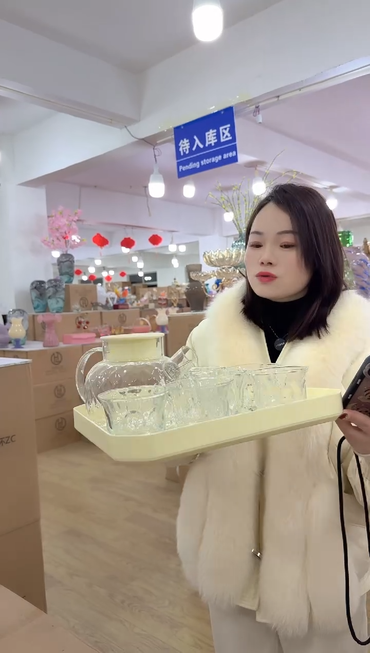 【闪购商品】无铅玻璃甄选花器-j-早21