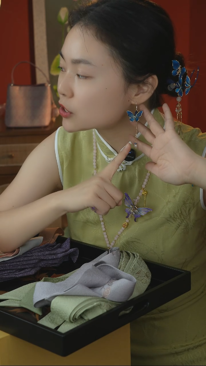 刺绣纯手工非遗国风饰品