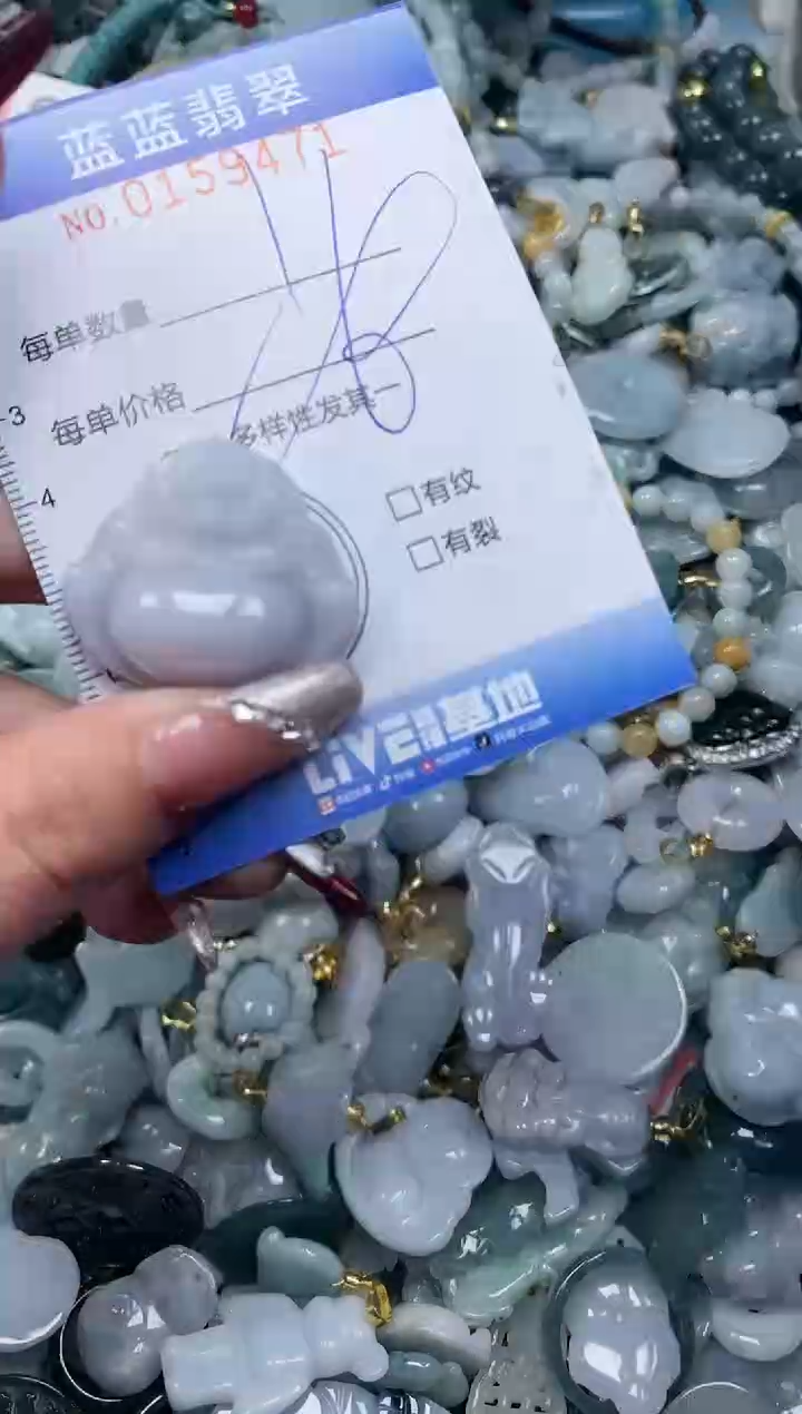 【闪购商品】翡翠颈饰未镶嵌闪购0159471多样性发其一
