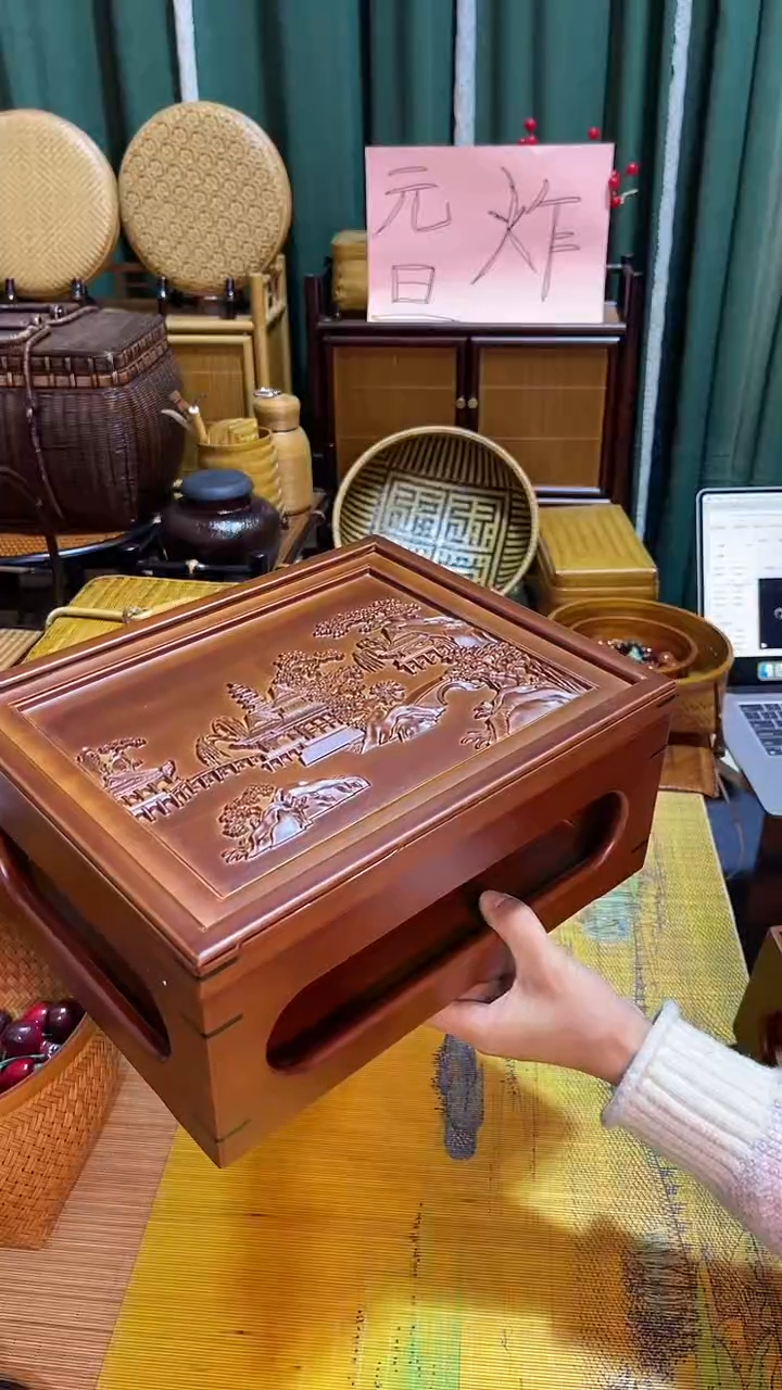 竹编工艺品茶道零配工艺品